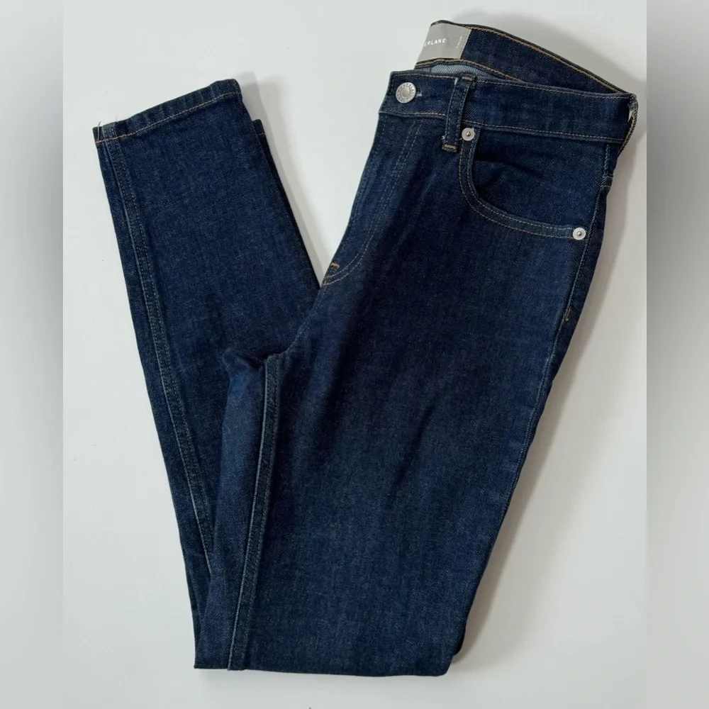 Everlane High Rise Skinny Ankle Crop Minimalist Dark Indigo Jeans Size 27/4